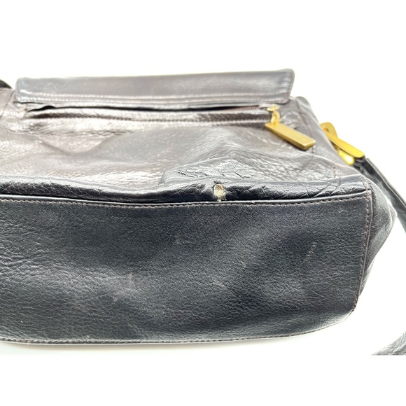 Borella Vintage Leather Handbag Germany Adjustable Shoulder Strap Crossbody Brow - Picture 10 of 10